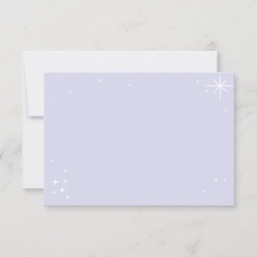 Blank Celestial Starlight Affirmation/Quote Dankeskarte (Vorderseite)