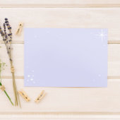 Blank Celestial Starlight Affirmation/Quote Dankeskarte