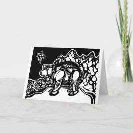 Blank Christmas Card - Bär Karte