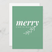 Blank Christmas Cards Ankündigung (Vorne/Hinten)