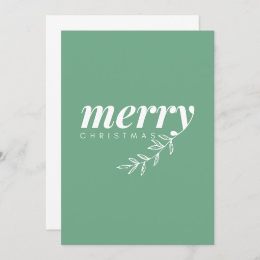 Blank Christmas Cards Ankündigung (Vorne/Hinten)