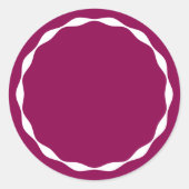 Blank Circle Custom Spice Container Sticker (Vorderseite)