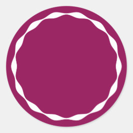 Blank Circle Custom Spice Container Sticker