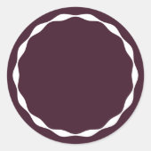 Blank Circle Custom Spice Sticker (Vorderseite)