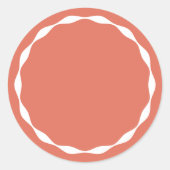 Blank Circle Custom Spice Sticker (Vorderseite)