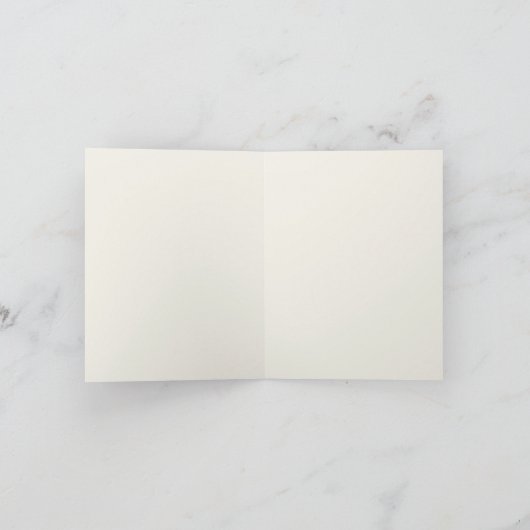 Blank Classic florale Weihnachten Botanisch Scallo (Innenseite)