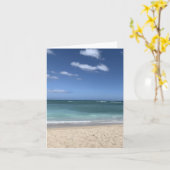 Blank Coasta Beach Note Card Karte (Gelbe Blume)