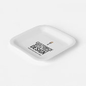 Blank Company Branded Custom Personalized  Pappteller (Gewinkelt)