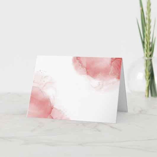 Blank Coral Rose Silver Abstrakt Programm (Rückseite)