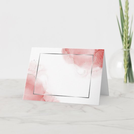 Blank Coral Rose Silver Abstrakt Programm (Vorderseite)