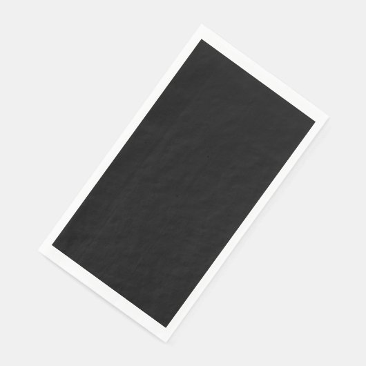 Blank Create your own - Black Serviette (Ecke)