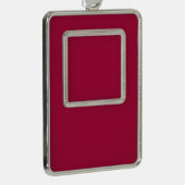 Blank Create your own - Cherry Red Rahmen-Ornament Silber (Rechts)