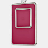 Blank Create your own - Cherry Red Rahmen-Ornament Silber (Links)