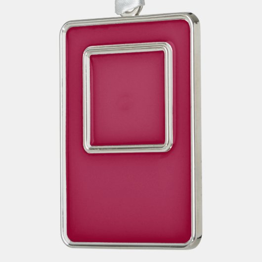 Blank Create your own - Cherry Red Rahmen-Ornament Silber (Links)