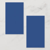 Blank Create your own - Deep Blue Begleitkarte (Vorne/Hinten)