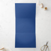 Blank Create your own - Deep Blue Dreifach Gefaltete Einladung (Innenseite)