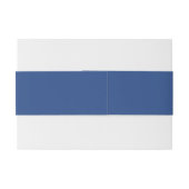 Blank Create your own - Deep Blue Einladungsbanderole (Rückseitenbeispiel)