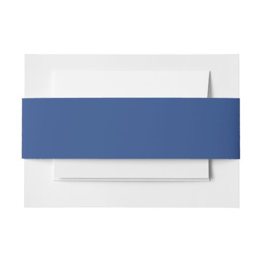 Blank Create your own - Deep Blue Einladungsbanderole (Vorderseite Beispiel)