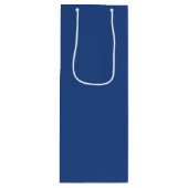 Blank Create your own - Deep Blue Geschenktüte Für Weinflaschen (Vorderseite)