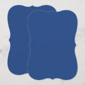Blank Create your own - Deep Blue Save The Date (Vorne/Hinten)