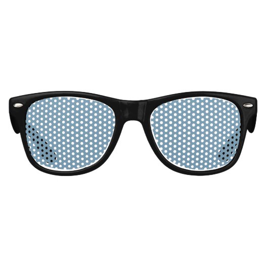 Blank Create your own - Grau Blue Partybrille (Vorderseite)