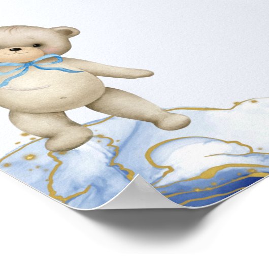 Blank Create your own Wir können schon warten Poster (Ecke)