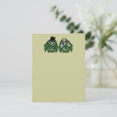 Blank Cthulhu Wedding Einladungen (Stehend Vorderseite)