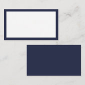 Blank Custom Color Wedding Hinweiskarte (Vorne/Hinten)