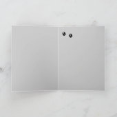 Blank Customizable Occasion Greetin Buffalo, Bison Karte (Innenseite)