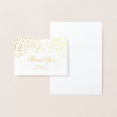 Blank Danke - Confetti Gold Dot Folienkarte (Anzeige)
