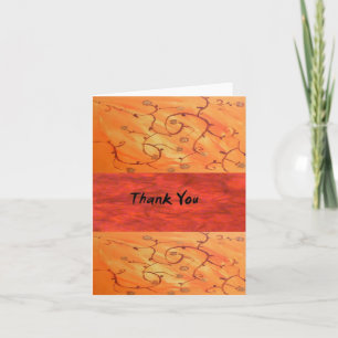Blank Dankeschön Note Card Dankeskarte