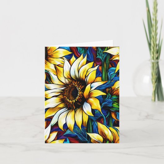 Blank der lebhaften Gelbblütenblume (Vorderseite)