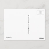 Blank der Postkarte 2014 (Rückseite)