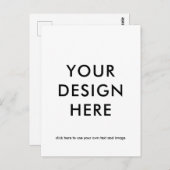 Blank-Design-Postkarte Postkarte (Vorne/Hinten)