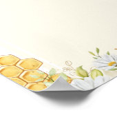 Blank DIY Create make your own Bumblebee Daisy Art Poster (Ecke)