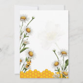 Blank DIY Honey Bee Theme Mama to be Einladung (Vorderseite)