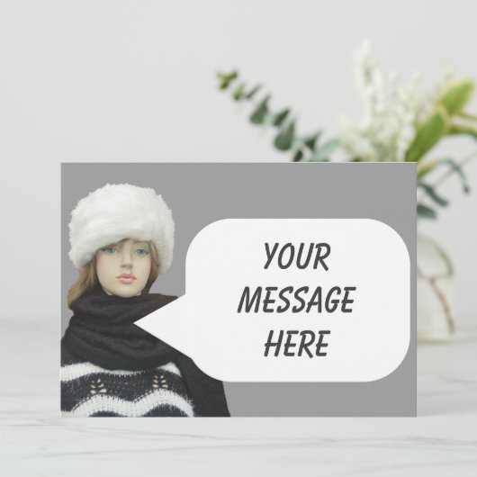 Blank Einladung (Stehend Vorderseite)