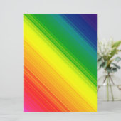 Blank Einladung, heller Gay Pride Regenbogenfarben Einladung (Stehend Vorderseite)