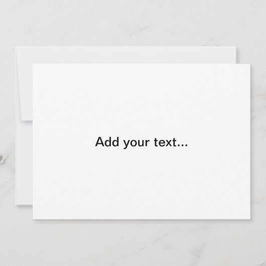 Blank Einladung mit sehr schönem Foto im Garten (Rückseite)