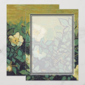 Blank Einladung, Van Gogh Wild Rose Einladung (Vorne/Hinten)