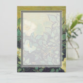 Blank Einladung, Van Gogh Wild Rose Einladung (Stehend Vorderseite)