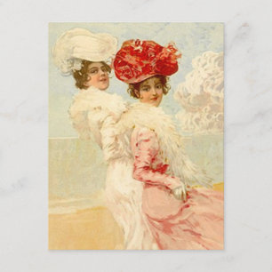 Blank Einladung Vintagen Viktorianischen Friends B