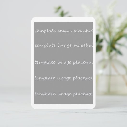 Blank Einladungskarte 3.5x5 Fügen Sie Ihre eigenen Einladung (Stehend Vorderseite)