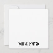 BLANK - ENTwerfen SIE IHRE EIGENE - SCHAFFEN SIE I Einladung (Vorderseite)