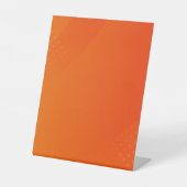 BLANK ERSTELLEN SIE IHR EIGENES ORANGE PEDESTAL-SI SOCKELSCHILD (Vorderseite)