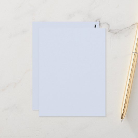 Blank erstellen Sie Ihr eigenes Papier Postkarte (Vorderseite/Rückseite Beispiel)