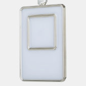 Blank erstellen Sie Ihr eigenes Papier Rahmen-Ornament Silber (Links)