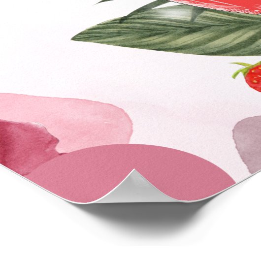 Blank erstellen Sie Ihre eigene Blase Brunch Mimos Poster (Ecke)