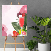 Blank erstellen Sie Ihre eigene Blase Brunch Mimos Poster