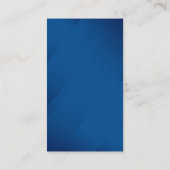 BLANK ERSTELLEN SIE IHRE EIGENE BLAUE-GESCHÄFTSKAR VISITENKARTE (Rückseite)